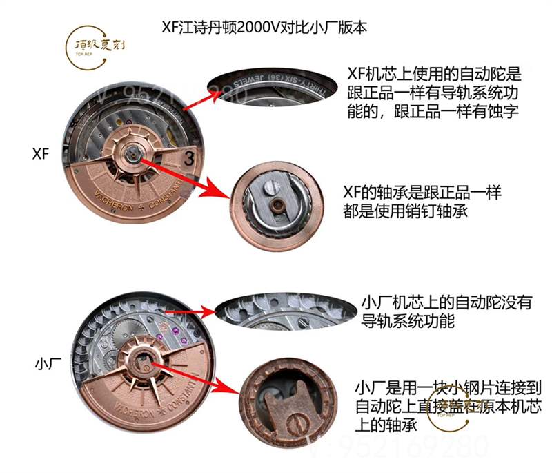XF廠江詩(shī)丹頓海外超薄2000V復(fù)刻表對(duì)比小廠版本怎么樣-復(fù)刻表