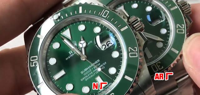 N廠勞力士綠水鬼對比ar廠怎么樣,那個(gè)更值得入手-復(fù)刻表