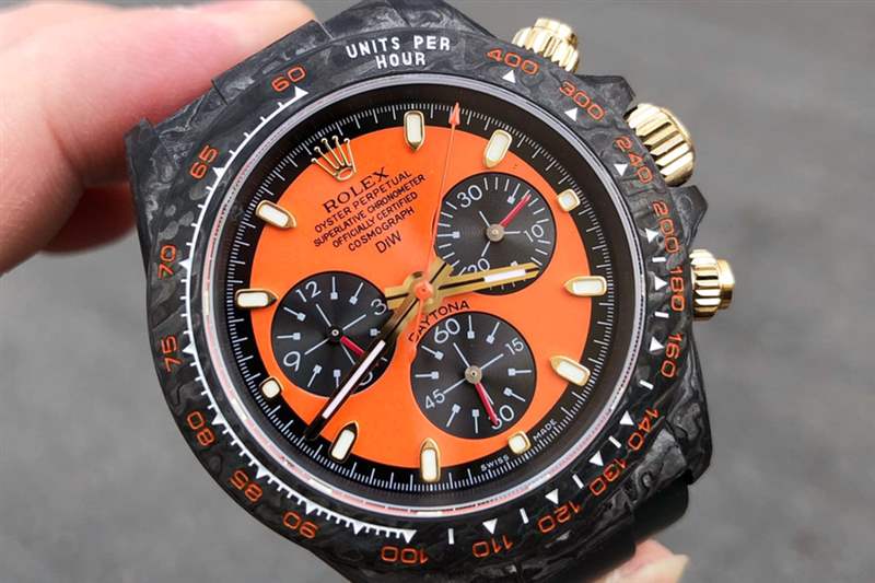 TW廠復刻勞力士DIW碳纖維改裝版迪通拿復刻表評測-復刻表