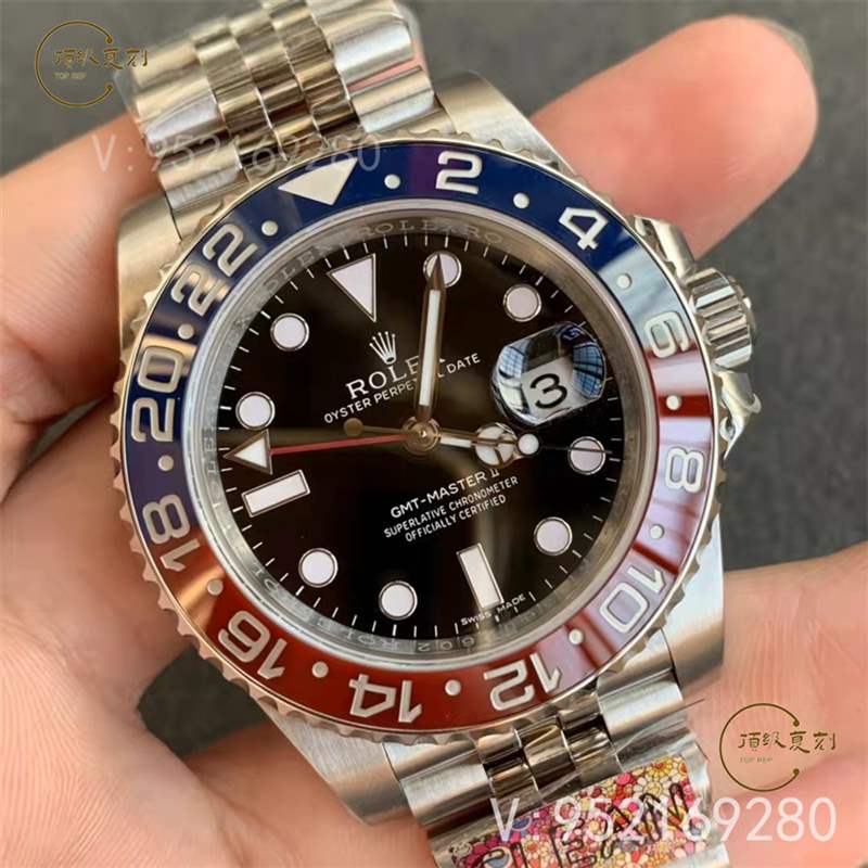 C廠(Clean廠)勞力士格林尼治可樂圈復(fù)刻表m126710對比正品怎么樣-復(fù)刻表