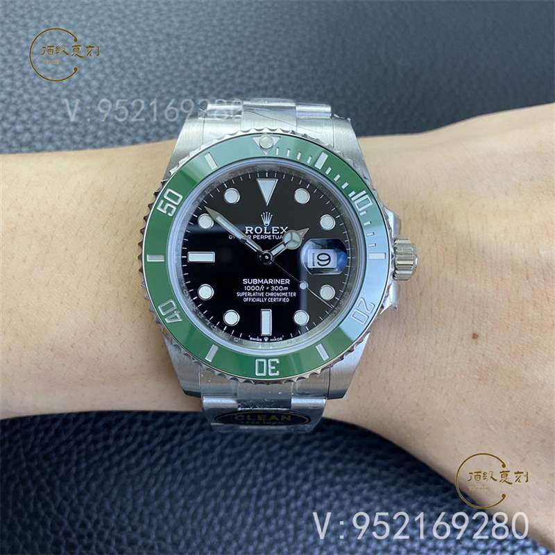 C廠(Clean廠)勞力士41mm綠水鬼復(fù)刻表對比正品怎么樣-復(fù)刻表