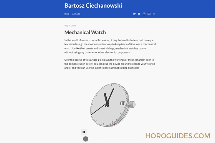 這是最有趣、最有互動(dòng)性的鐘表文章：來自國外表友的機(jī)芯原理全面解析-復(fù)刻表