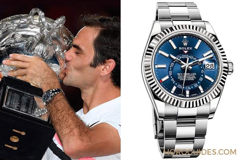 回顧那些高光時(shí)刻，Roger Federer費(fèi)德勒與Rolex偕伴20年-復(fù)刻表