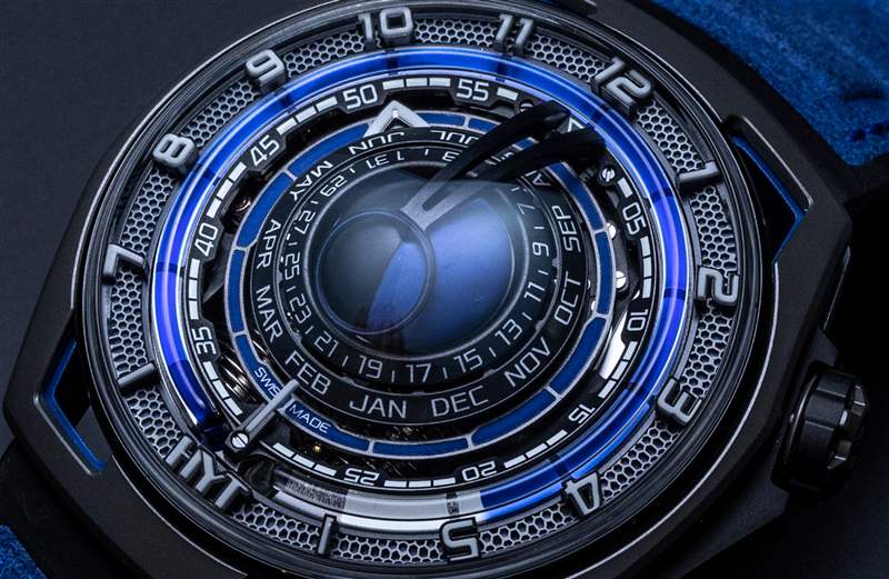 動手實踐：HYT Moonrunner Supernova 藍色手表-復(fù)刻表