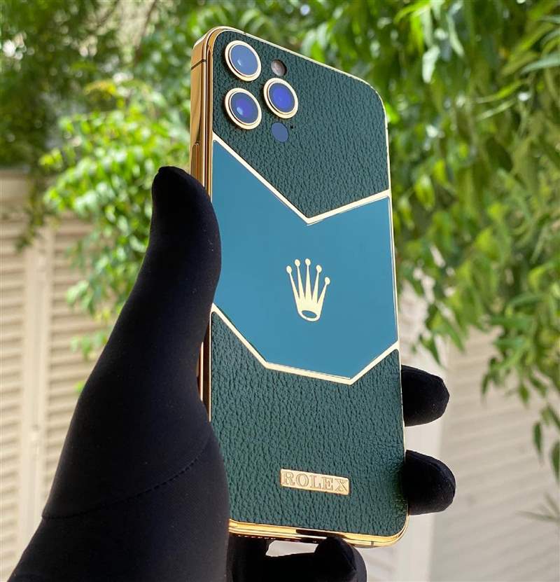 Rolex限量版iPhone開箱？24K金打造真土豪風范比戴勞力士更氣派-復刻表