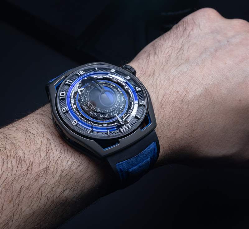 動手實踐：HYT Moonrunner Supernova 藍色手表-復(fù)刻表