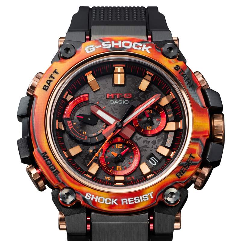 推出G-Shock 慶祝其成立 40 周年，發布了一些火紅的手表和巧妙的霧霾-復刻表