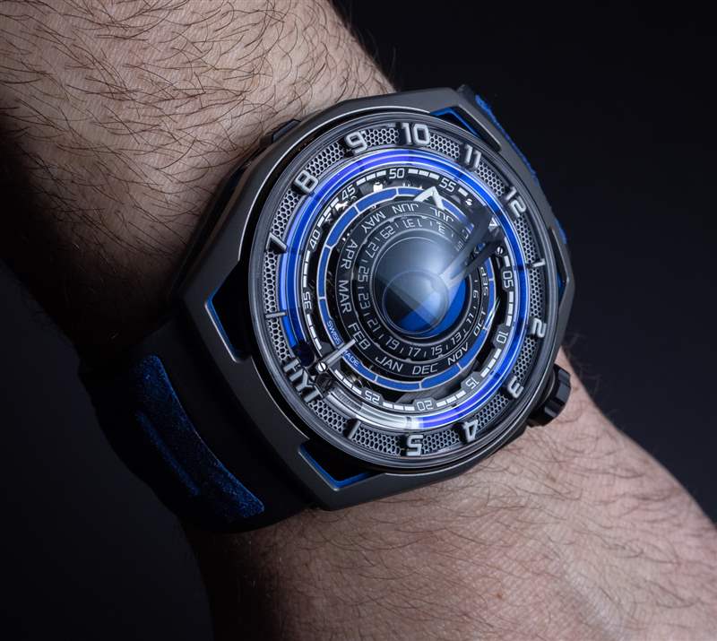 動手實踐：HYT Moonrunner Supernova 藍色手表-復(fù)刻表