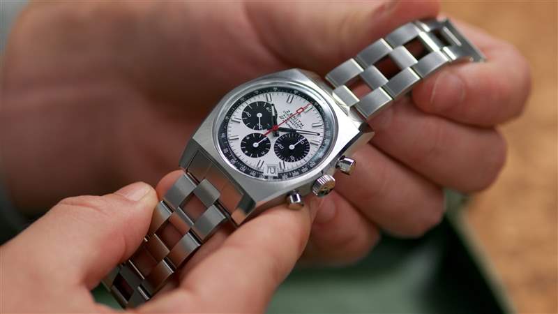 規(guī)格表復(fù)活了!帶著真力時 A384 Revival 回到過去(配有梯形手鏈)-復(fù)刻表