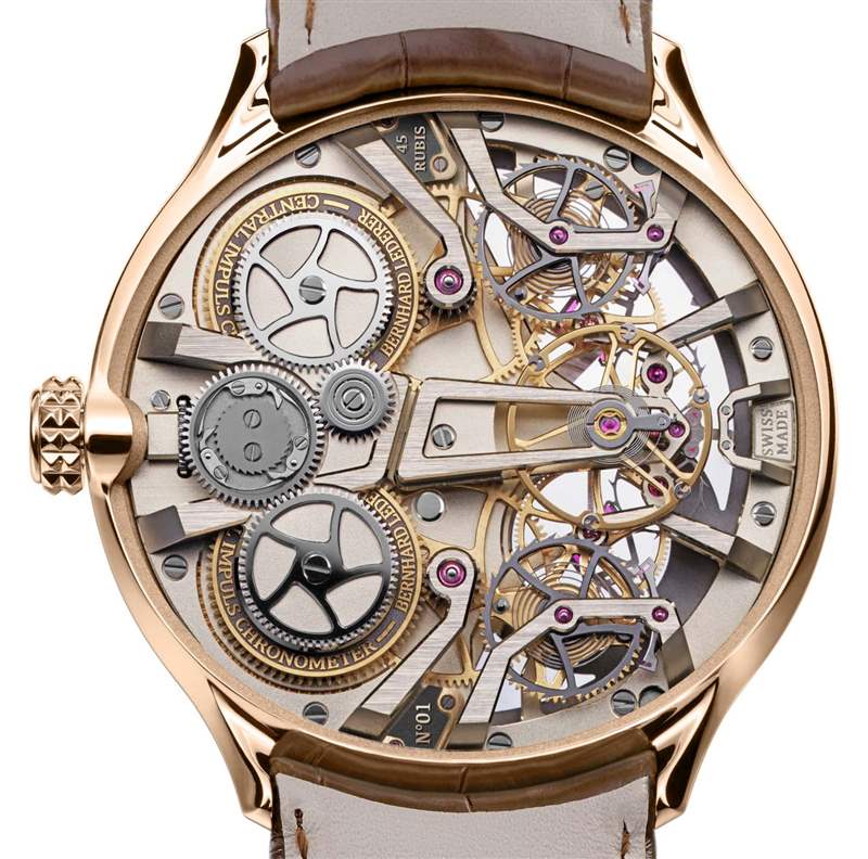 Bernhard Lederer Central Impulse Chronometer 腕表是紳士對精準的追求-復(fù)刻表