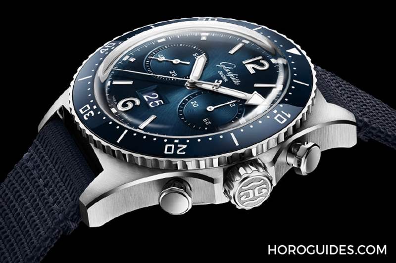 藍面、藍陶瓷圈打頭陣！ Glashütte Original SeaQ系列首次搭載計時功能-復刻表