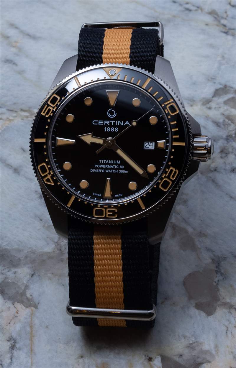 觀看評(píng)論：Certina DS Action Diver Titanium-復(fù)刻表