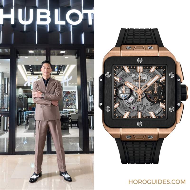 高階運動方表這樣搭，怎一個瀟灑了得｜Hublot Square Bang Unico計時碼表-復刻表