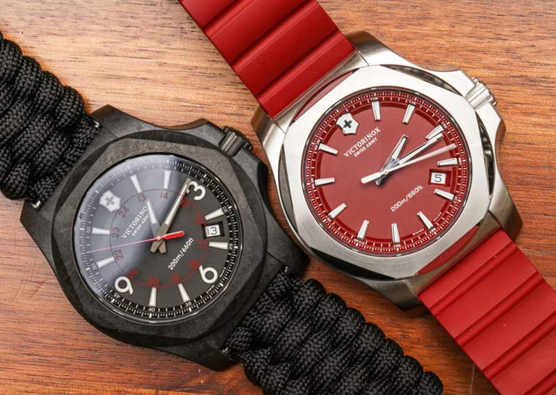 維氏瑞士軍INOX碳Naimakka傘繩表帶手表評論-復刻表