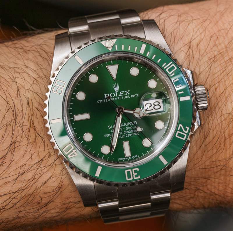 勞力士Submariner 116610LV在綠色手表評(píng)論-復(fù)刻表