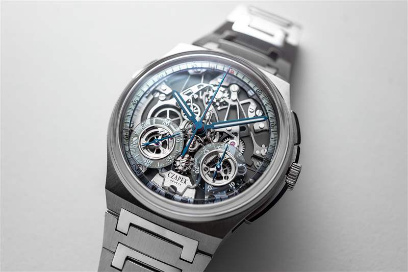 Hands-On?Czapek以全新的Antarctique Rattrapante Ice Blue打破差異-復(fù)刻表