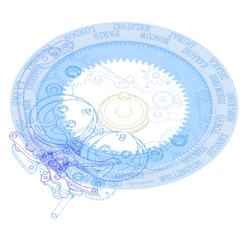 寶璣Marine Hora Mundi腕表讓您在眨眼之間從一個時區(qū)到另一個時區(qū)-復(fù)刻表