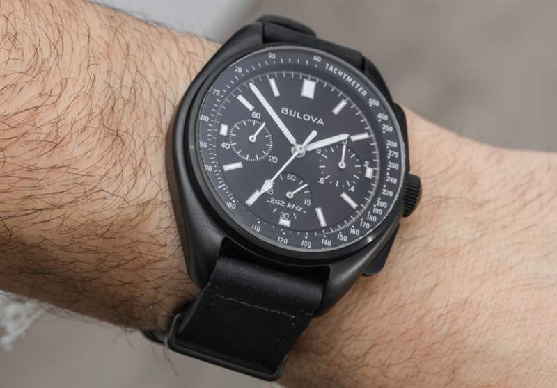 寶路華月亮手表計時碼表 98A186 為 2017 年動手-復刻表