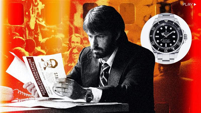 看電影《阿爾戈》中本阿弗萊克的勞力士有些不太對勁-復刻表