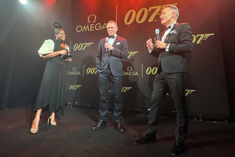 Daniel Craig現(xiàn)身Omega占士邦60周年慶?；顒?dòng)！深入James Bond世界向經(jīng)典角色007致敬-復(fù)刻表