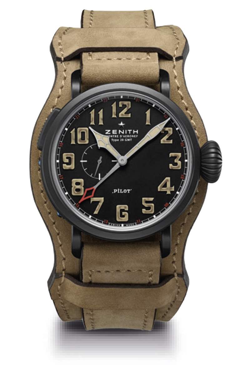 真力時Pilot Montre d'Aeronef Type 20 GMT 1903手表慶祝萊特兄弟-復刻表