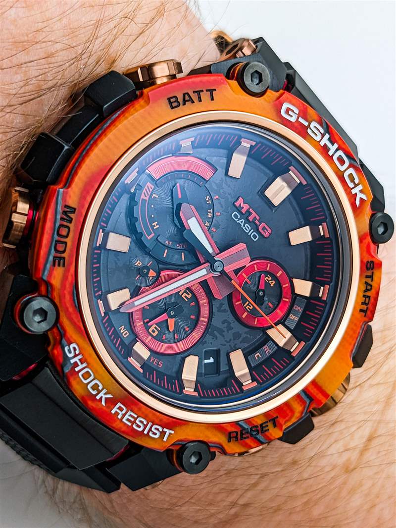 手表評論:卡西歐G-Shock 40周年MTGB3000FR-1A-復刻表