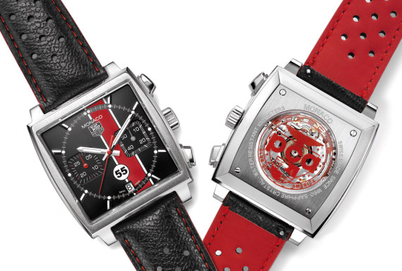 PCA-TAG front & back 泰格豪雅(Tag Heuer)和美國保時捷俱樂部聯(lián)手推出限量版摩納哥腕表-復刻表