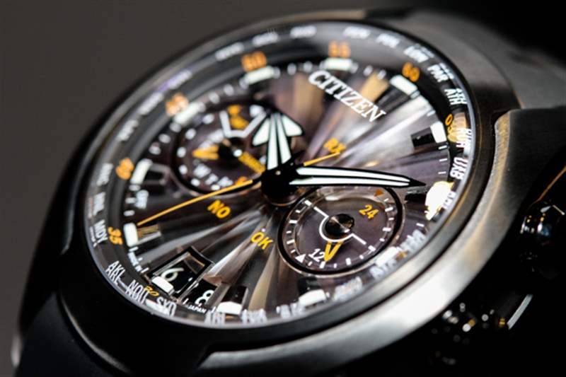 西鐵城光動能衛星波空氣GPS手表動手實踐-復刻表