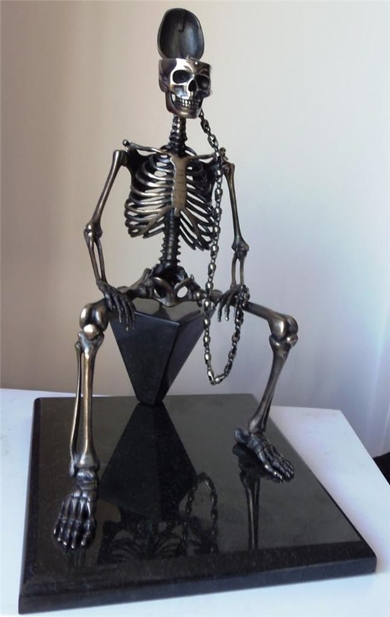 eBay上18世紀(jì)獨特的復(fù)古骷髏懷表-復(fù)刻表