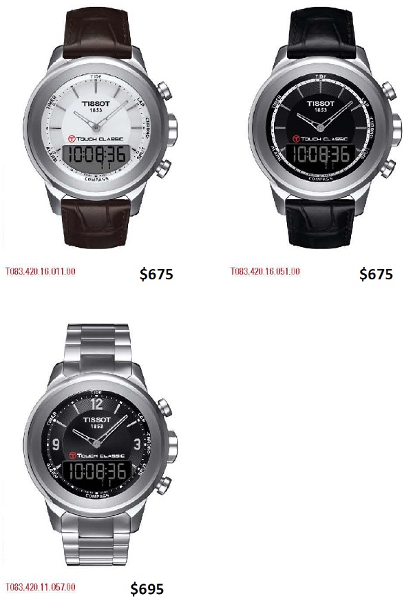 天梭T-Touch經典腕表-復刻表