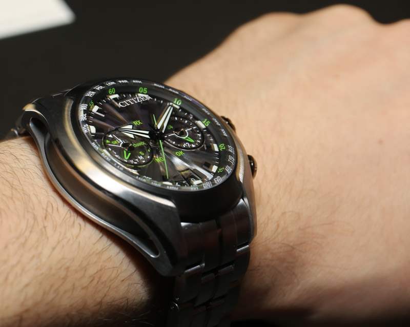 西鐵城光動能衛星波空氣GPS手表動手實踐-復刻表