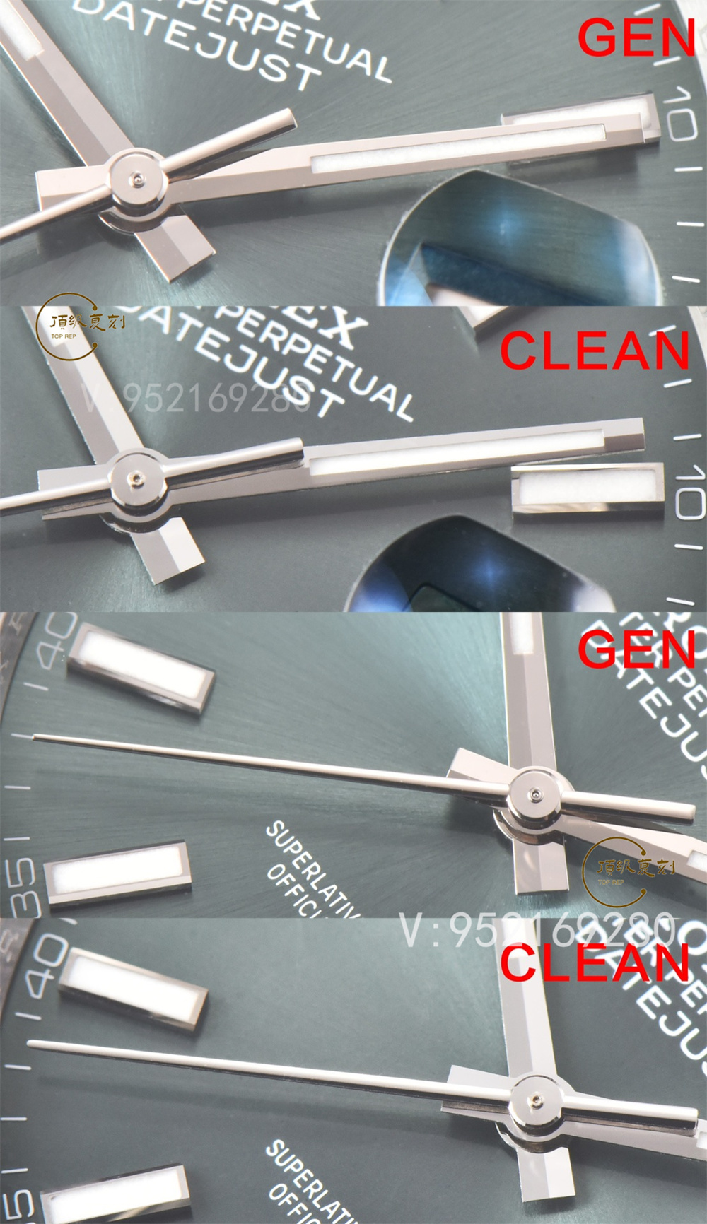 Clean廠C廠薄荷綠日志41mm對(duì)比正品怎么樣,C廠薄荷綠日志真假對(duì)比評(píng)測(cè)-復(fù)刻表