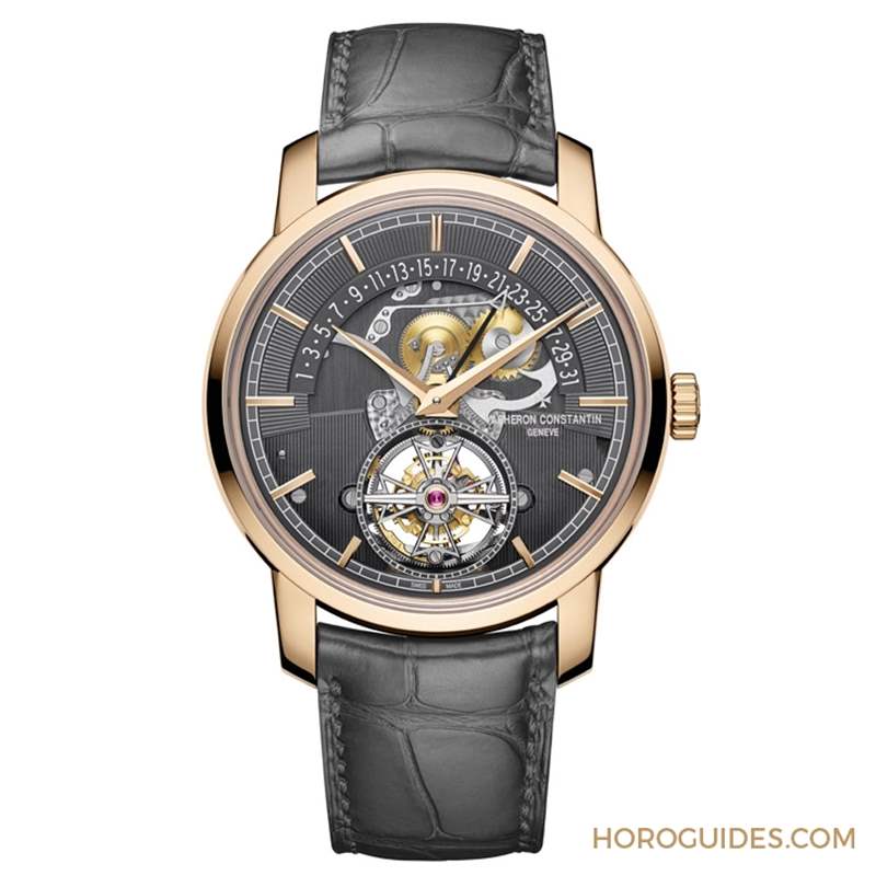 Traditionnelle陀飛輪逆跳日歷鏤雕腕表-復(fù)刻表