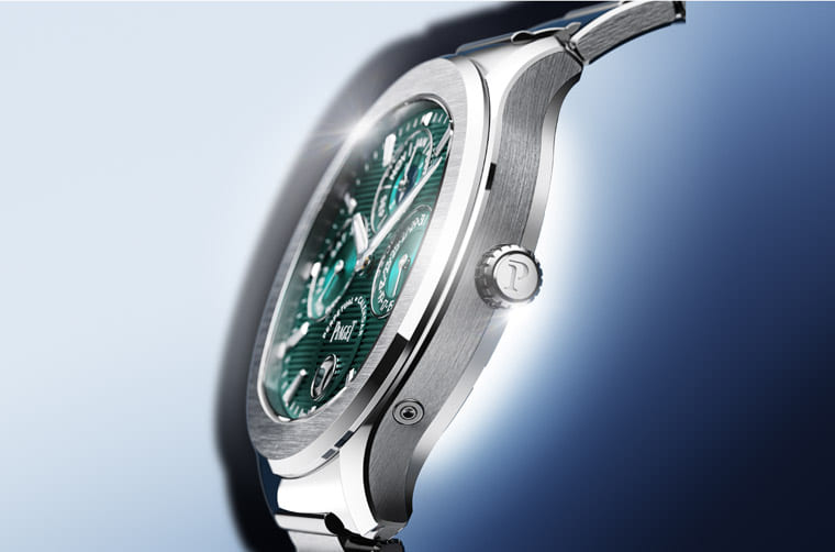 伯爵不銹鋼P(yáng)olo運(yùn)動(dòng)表首度推出超薄萬(wàn)年歷功能-復(fù)刻表