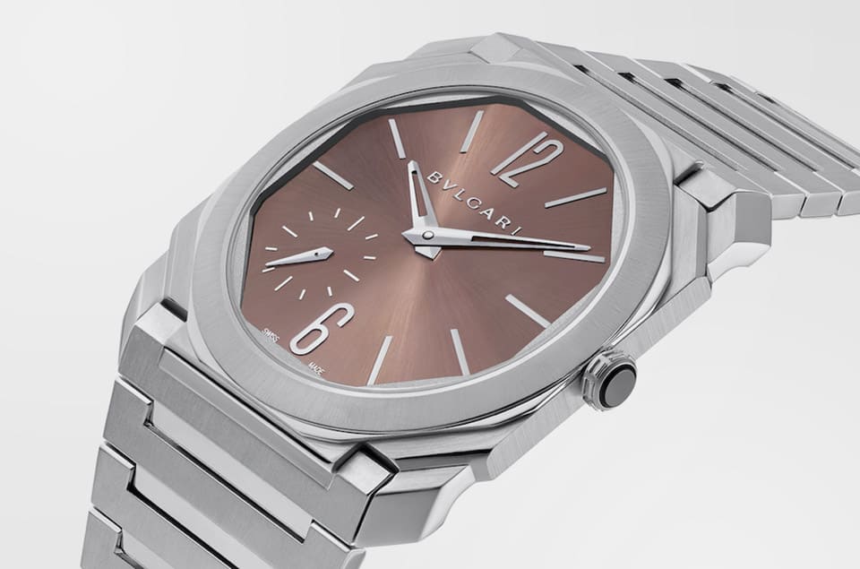 寶格麗Octo超薄自動三針出現極罕見面盤新色原來是區域限定超限量款-復刻表