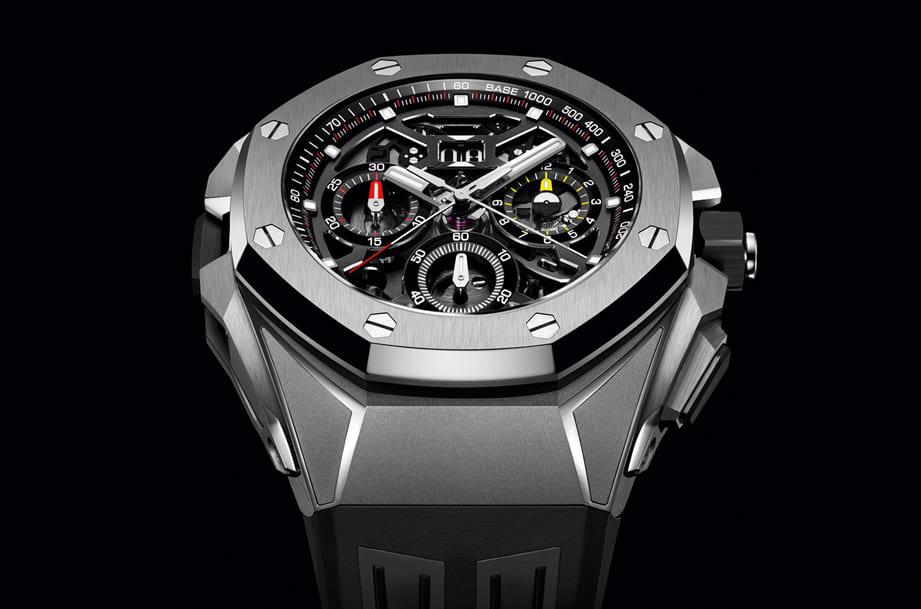 AP皇家橡樹概念系列新作首度融入雙追針飛返計(jì)時與表帶快拆設(shè)計(jì)-復(fù)刻表