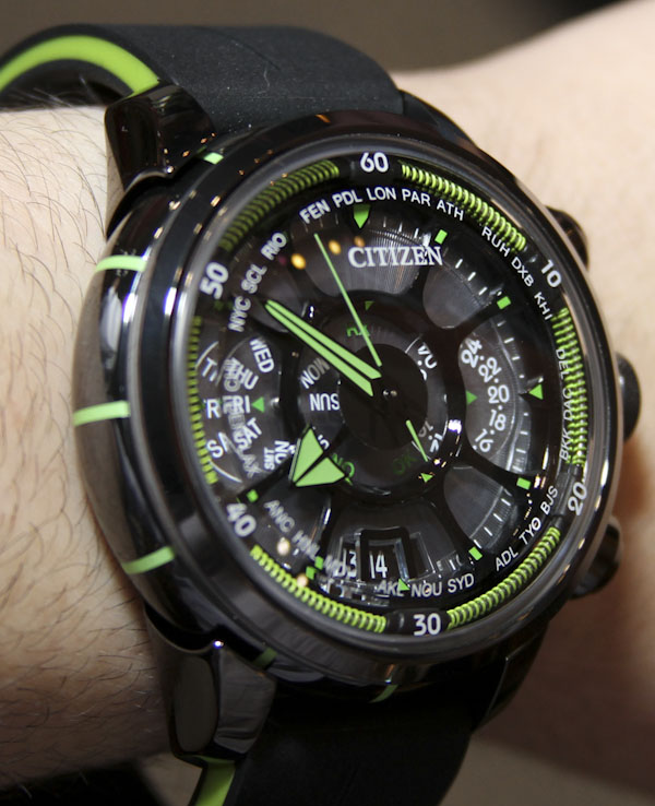 西鐵城光動(dòng)能衛(wèi)星電波手表上手-復(fù)刻表