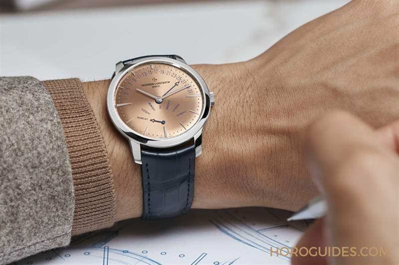 Patrimony逆跳星期日歷腕表-復刻表