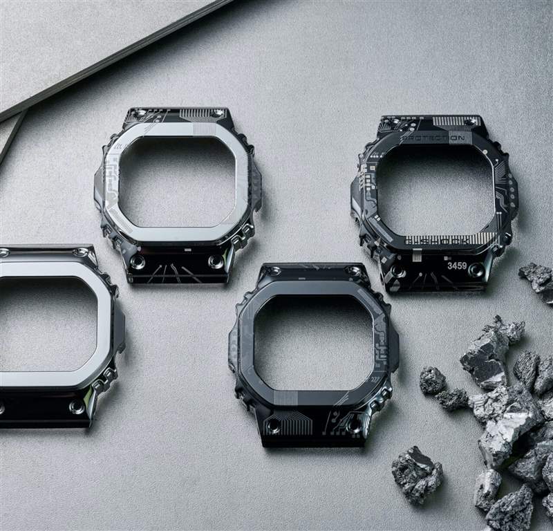 G-SHOCK推出GMW-B5000TCC電子腕表:電路板圖案表殼-復刻表