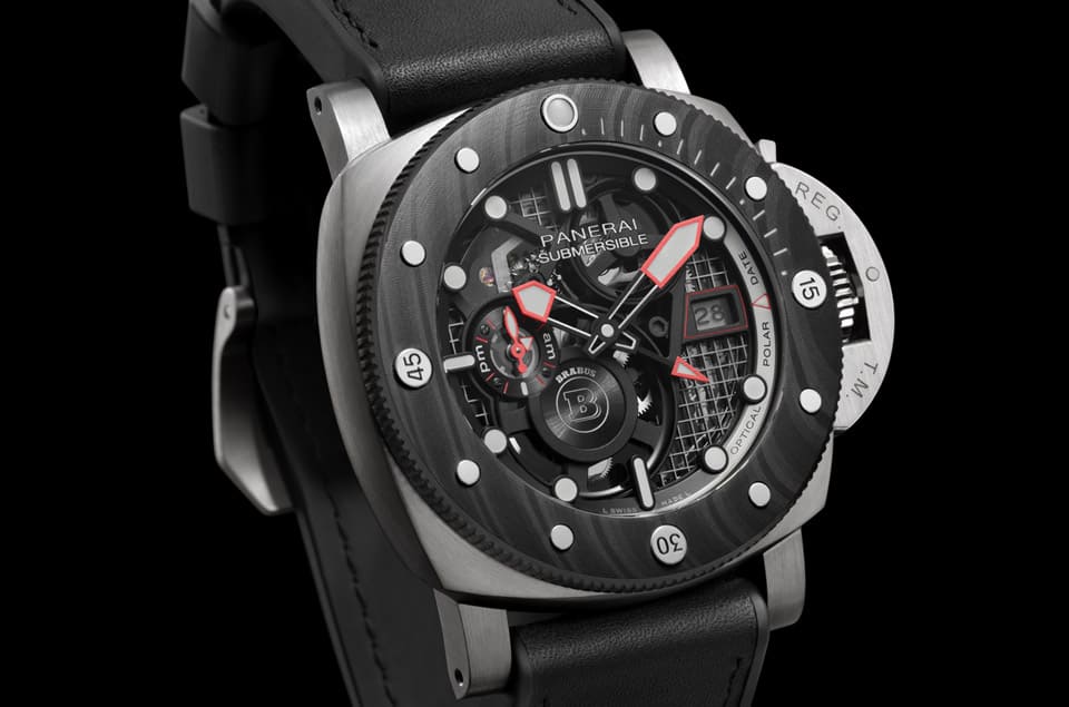 沛納海再推BRABUS聯名潛水表科技環保材質為此次創作重心-復刻表