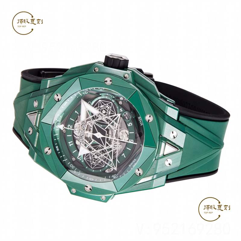 BBF廠宇舶大爆炸刺青二代綠色陶瓷腕表評測,和zf廠刺青有區別嗎-復刻表