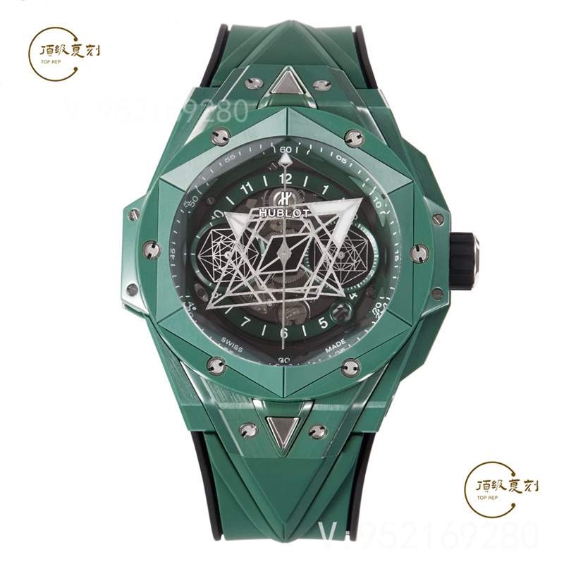 BBF廠宇舶大爆炸刺青二代綠色陶瓷腕表評測,和zf廠刺青有區別嗎-復刻表