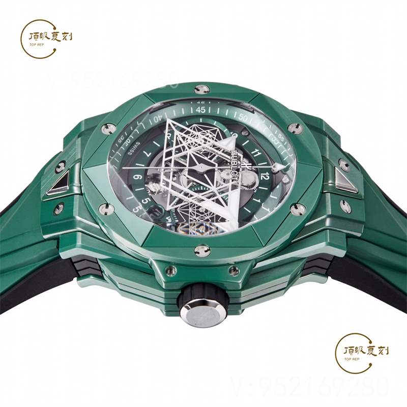 BBF廠宇舶大爆炸刺青二代綠色陶瓷腕表評測,和zf廠刺青有區別嗎-復刻表