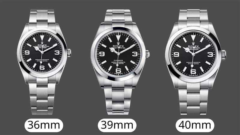 ROLEX Explorer 214270、124270、224270手表3款勞力士探一比較-復(fù)刻表