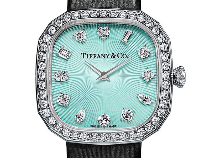 『新表』Tiffany推出3枚蒂芙尼Eternity珠寶腕表：枕形表殼，12種琢形鉆石時標-復刻表