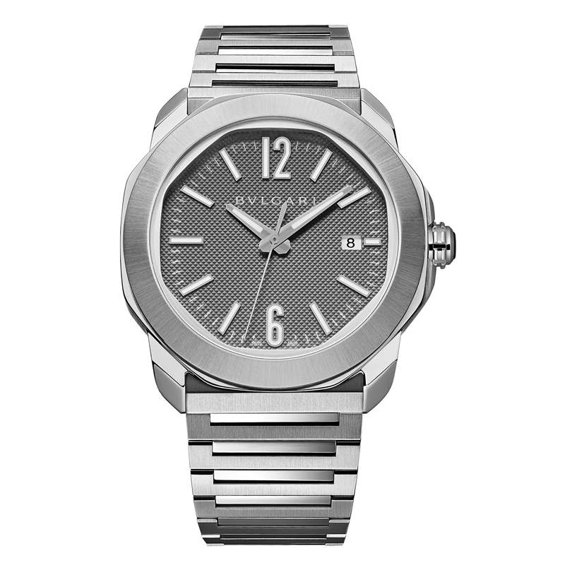 寶格麗推出全新Octo Roma系列腕表：巴黎釘紋表盤(pán)、中央飛行陀飛輪、虎眼石鑲嵌機(jī)芯-復(fù)刻表