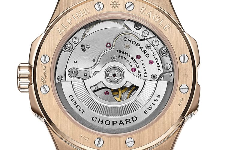 蕭邦A(yù)lpine Eagle阿胖鷹彩虹圈小改款與前作有一個明顯差異-復(fù)刻表