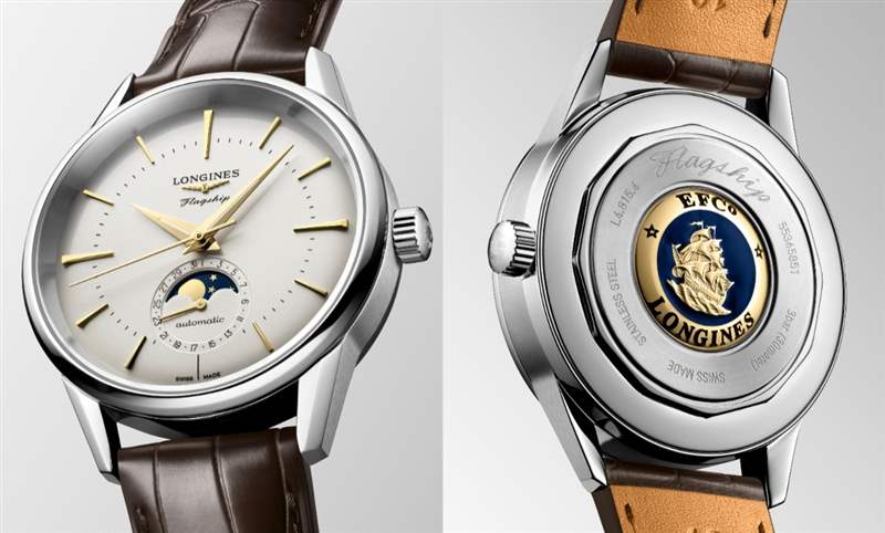 優(yōu)雅美學(xué)新添月相功能｜浪琴表LONGINES Flagship Heritage旗艦復(fù)刻系列月相腕表-復(fù)刻表