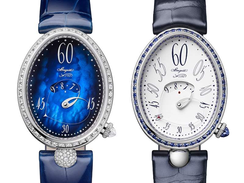 Breguet推出2枚Reine de Naples女士腕表：心形變幻式分針-復(fù)刻表