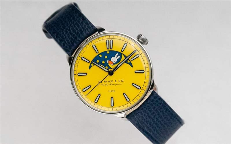 De Rijke & Co推出Miffy Moonphase米菲兔主題月相腕表-復刻表